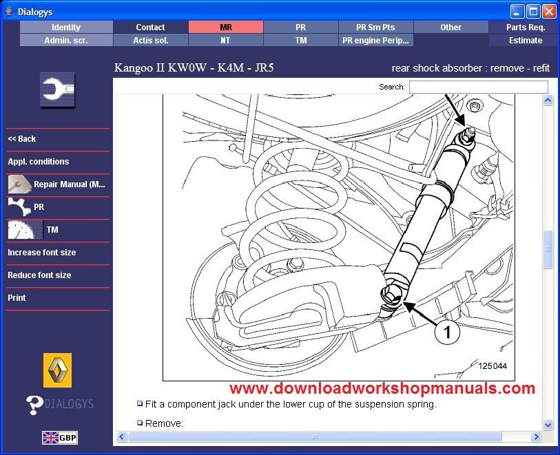 renault fluence Repair manual